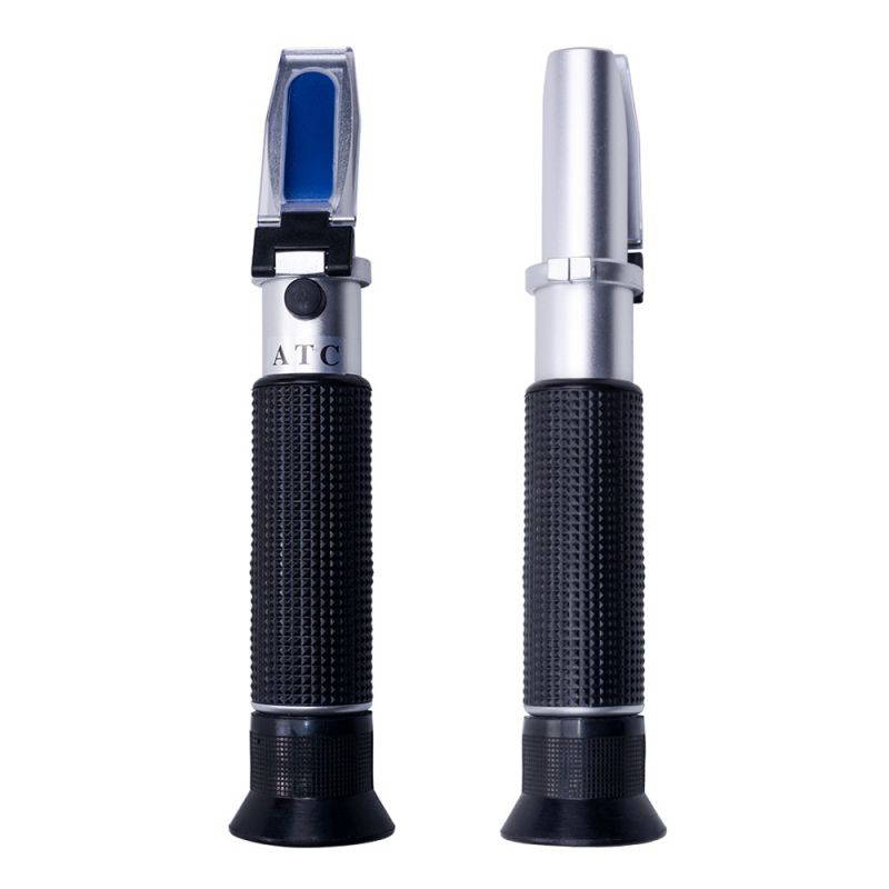 Handheld Alcohols Refractometer Alcohols Wine Volume Percent Measurement with Automatic Temperature Compensation (ATC) Ranging 0-80% v/v.