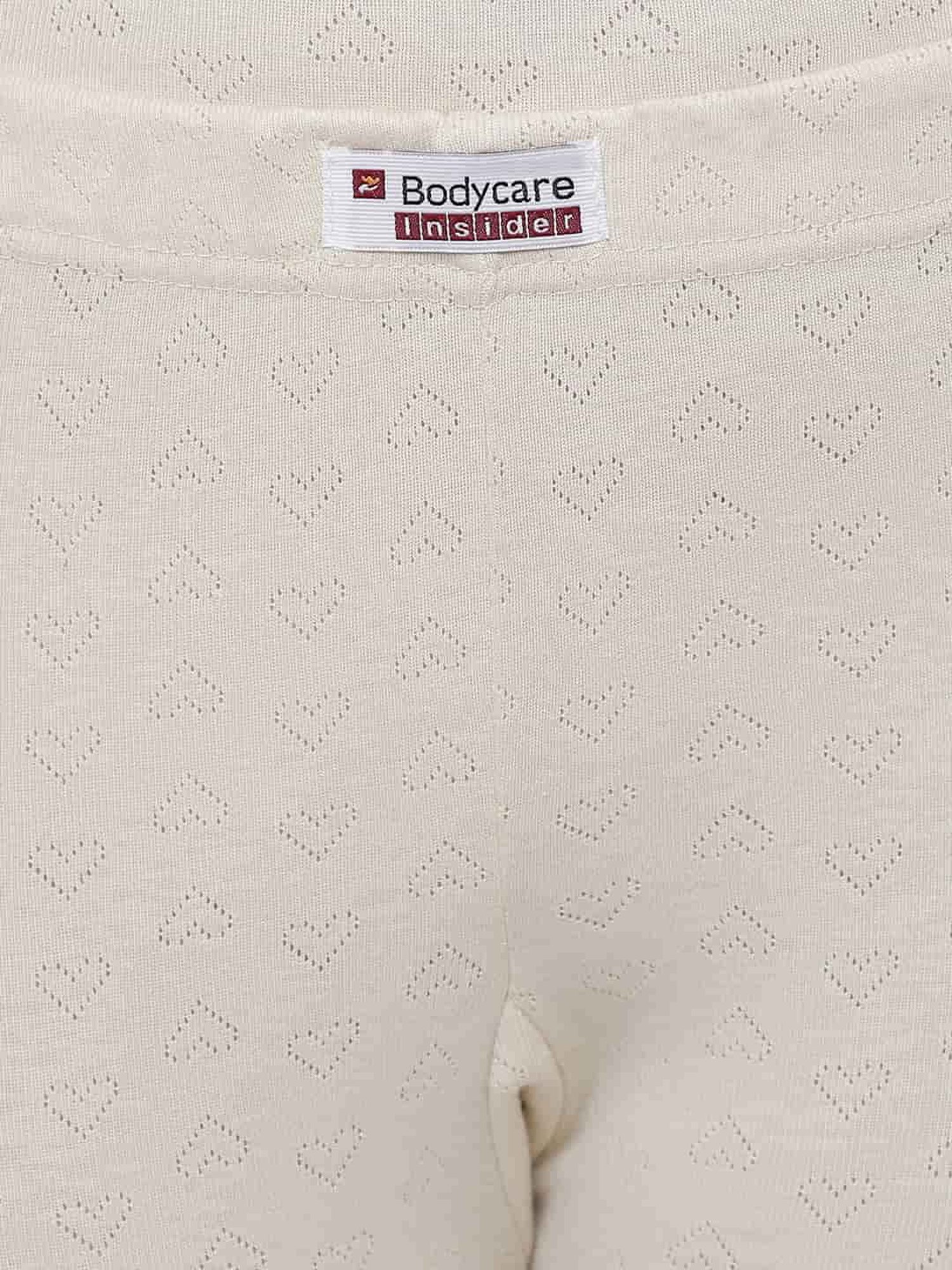 Bodycare Beige Cotton Thermal Capris