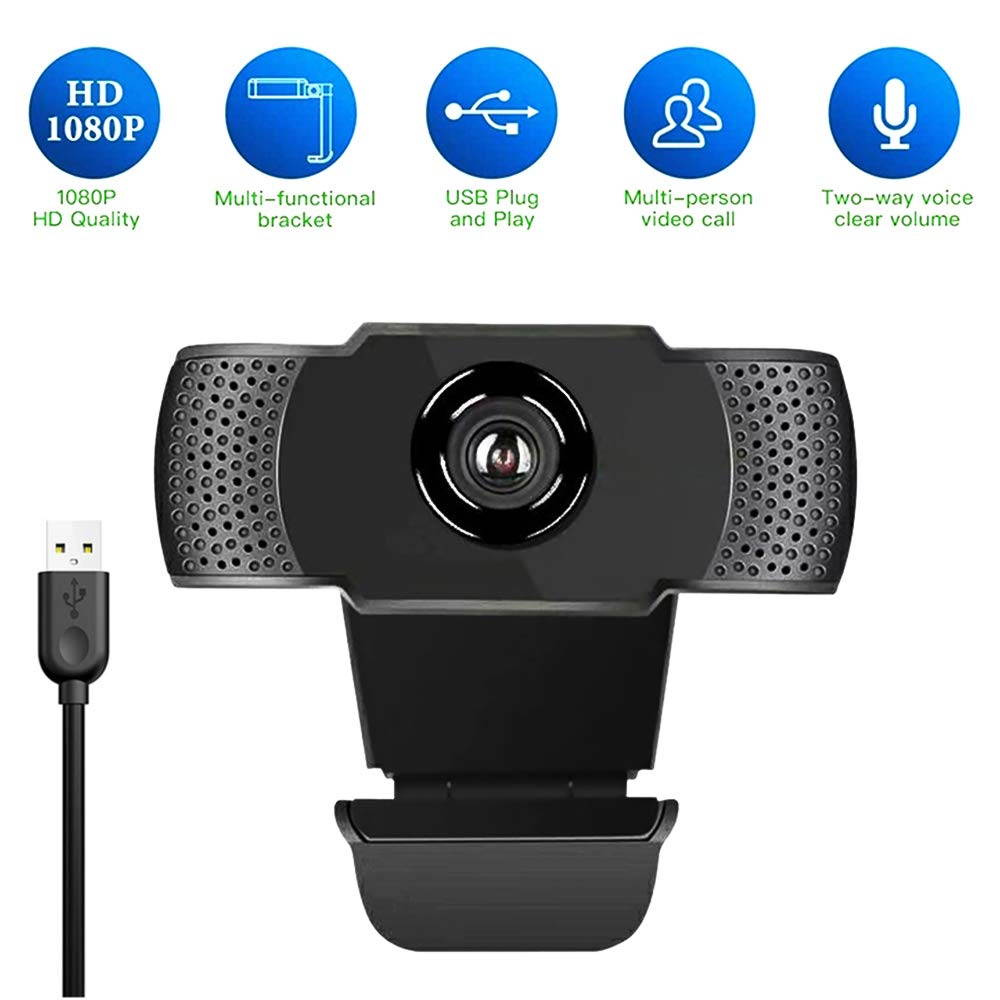 HD Webcam with Microphone 1080P Webcam,USB Connection for Professional Streaming,Conferencing,Video Calling,Fit for Laptop,Desktop.Compatiable with Computer Windows,Mac System (Pro Conferencing)