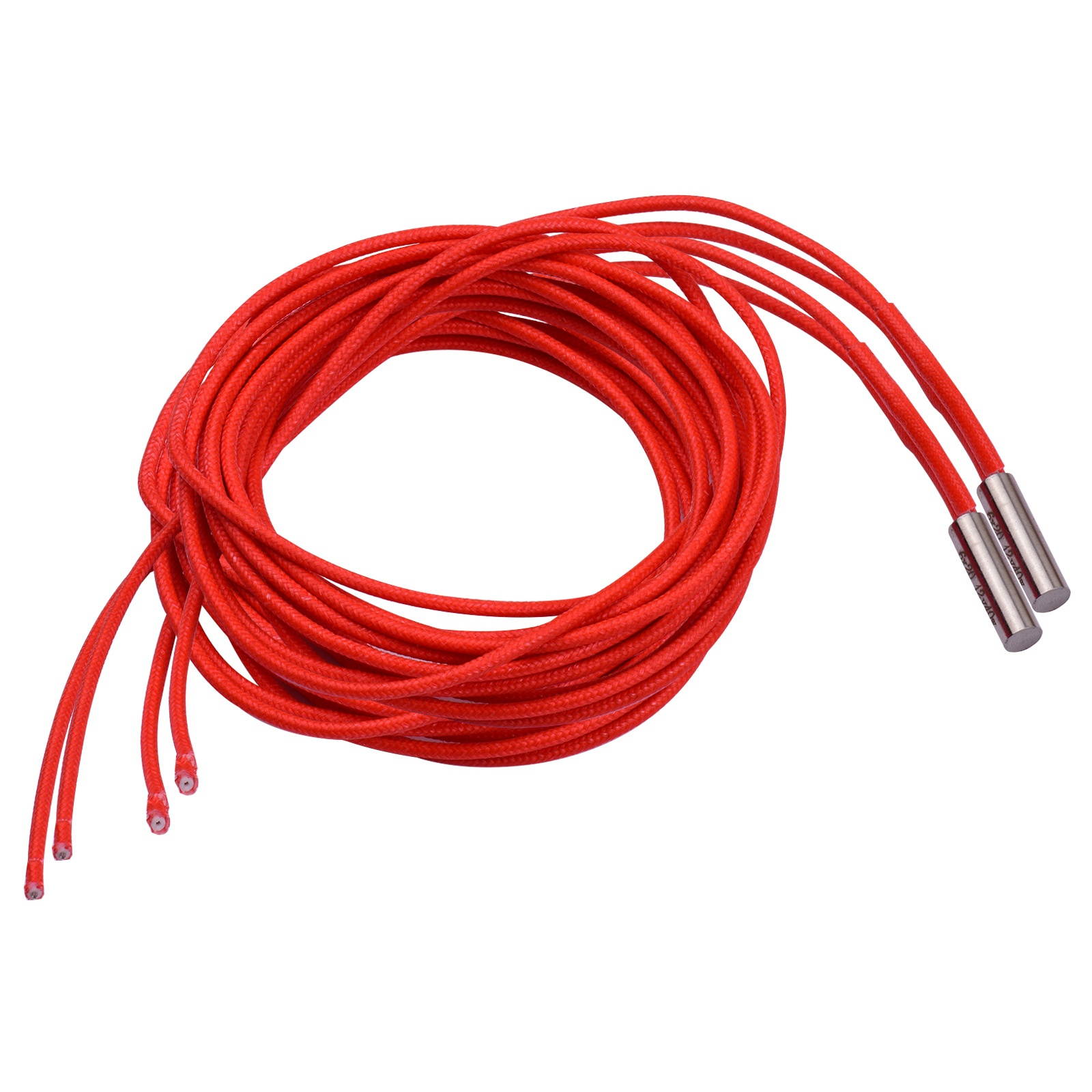 Aibecy 2pcs 12V 40W 6*20mm Single End Cartridge Heater Heating Tube 1.4m/4.6ft for 3D Printer