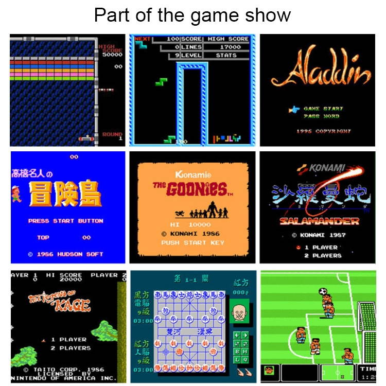 Retro Classic TV Mini AV Port Video Game Console Built-in 400 Games Entertainment System US Plug