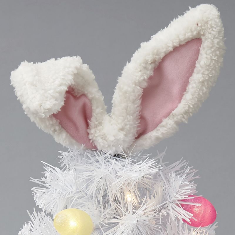 Northlight Easter 4' Inflatable Prelit Bunny Driving an Egg Car Outdoor Decoration - White/Pink