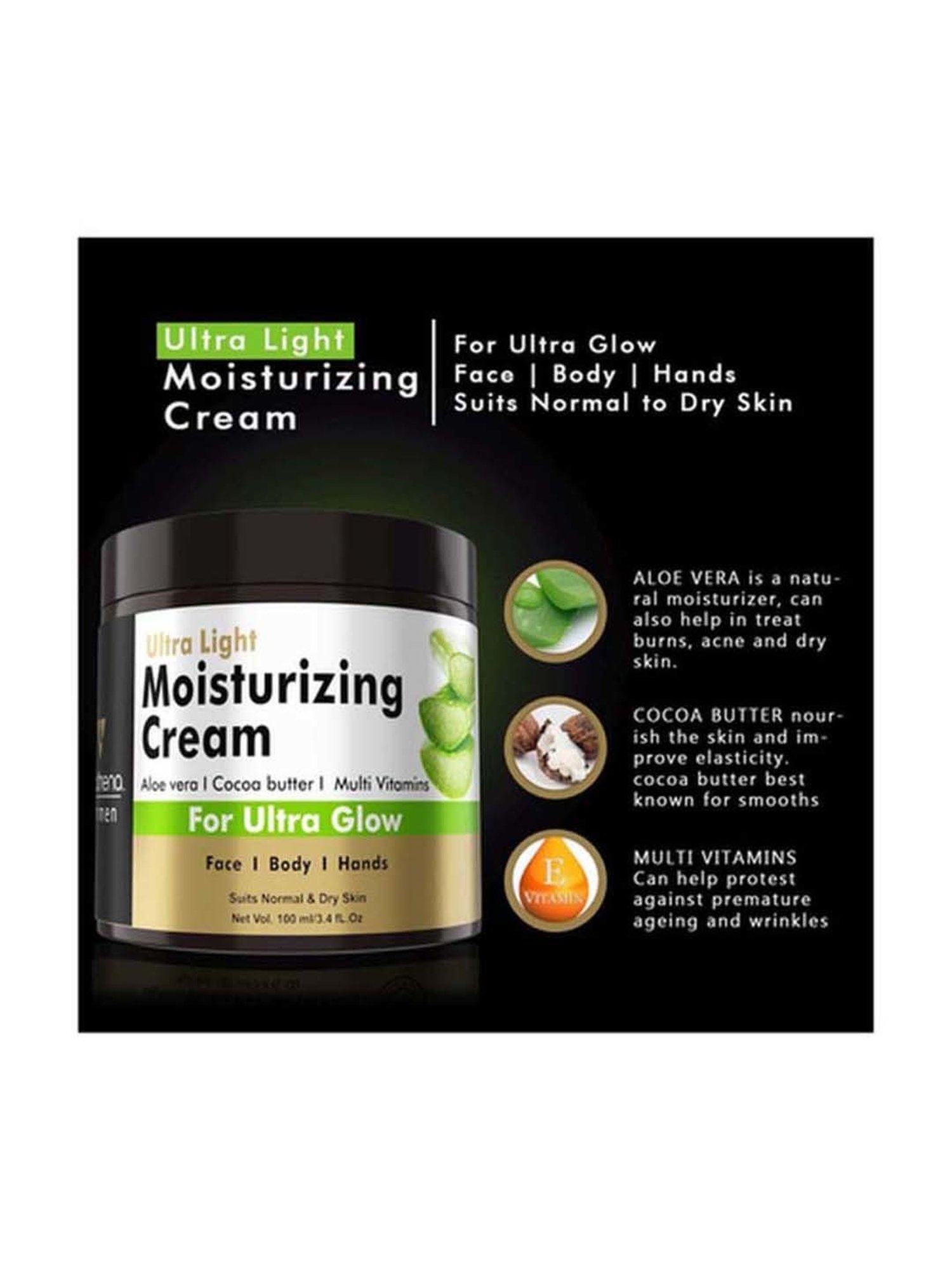 Volamena Ultra-light Moisturizing Cream for Men - 100 ml