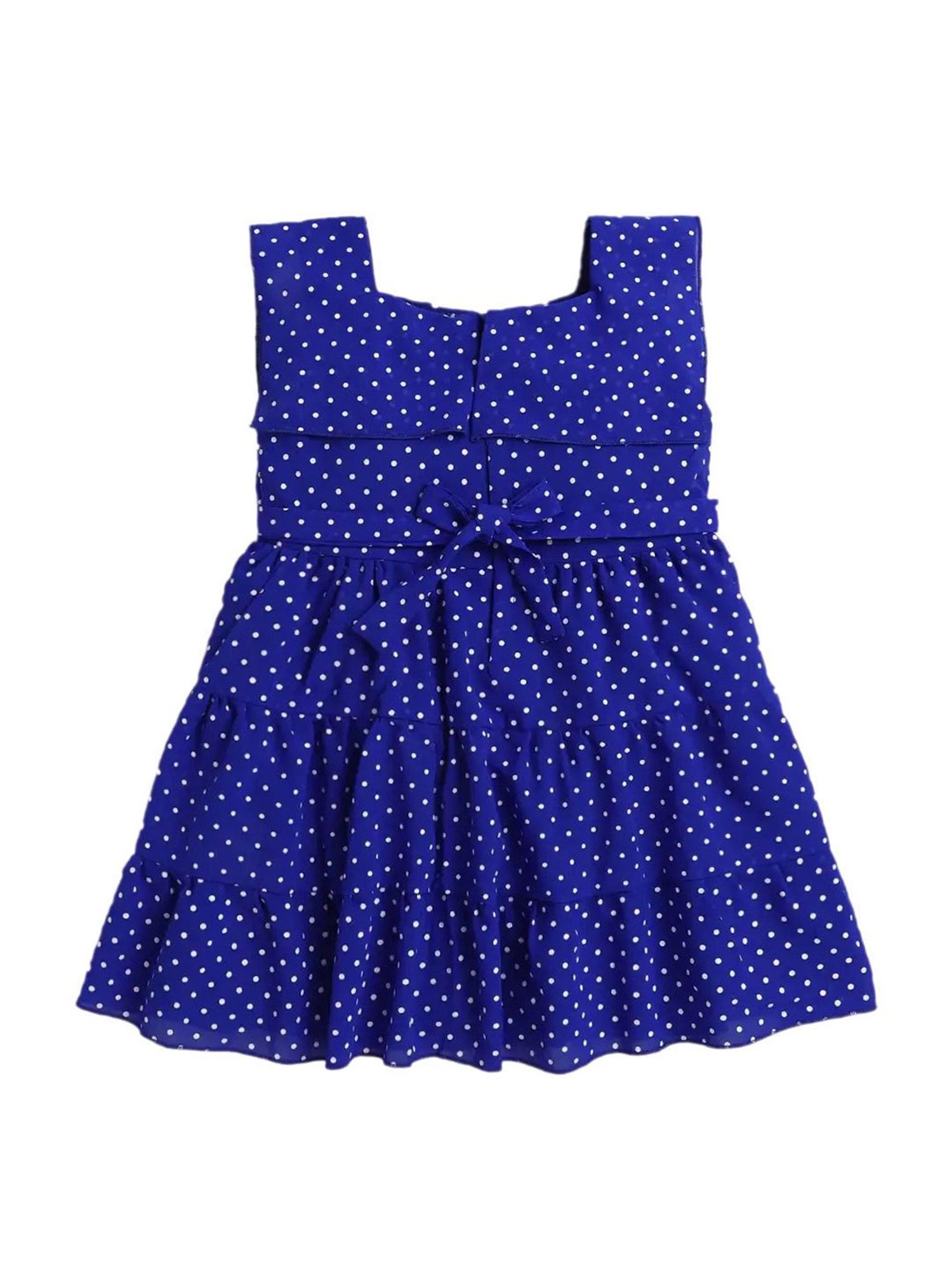 The Magic Wand Kids Navy Printed Dress