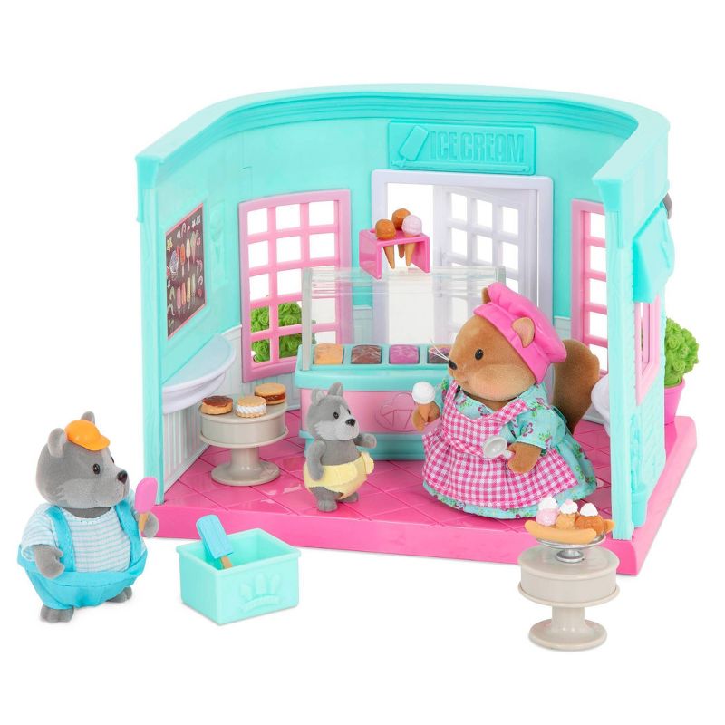 Li'l Woodzeez Scoops & Sprinkles Ice Cream Shop –  18pc Shop Playset