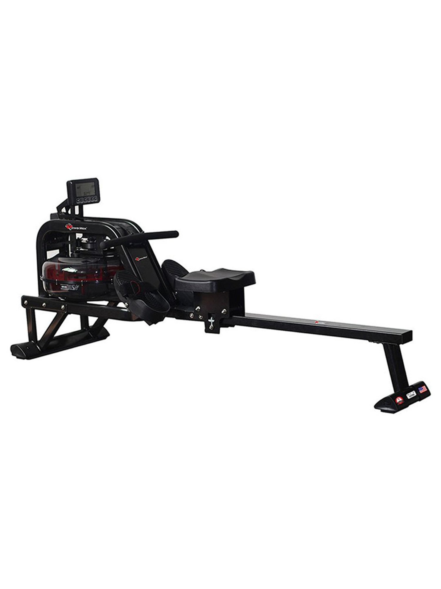 PowerMax Fitness RWC-1000 Rowing Machine (Black)