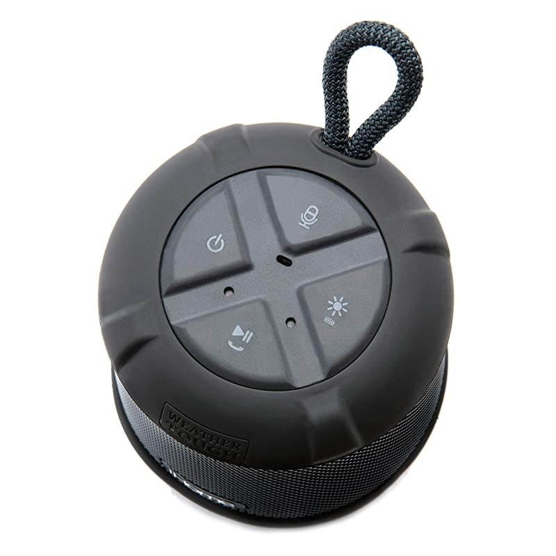 iBT155 Bluetooth Speaker Weather Tough Color Changing Waterproof Portable Wireless Speaker with Builtin Passive Subwoofer