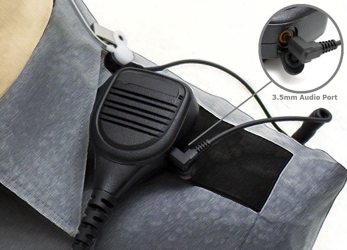 Speaker Mic for Motorola CP200 CP200D XLS PR400 EP450 GTX GP300 P1225 CP185 P110 SP50 RADIO Lapel Shoulder Mic.