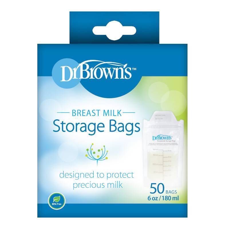 Dr. Brown's Breast Milk Storage Bags - 50ct