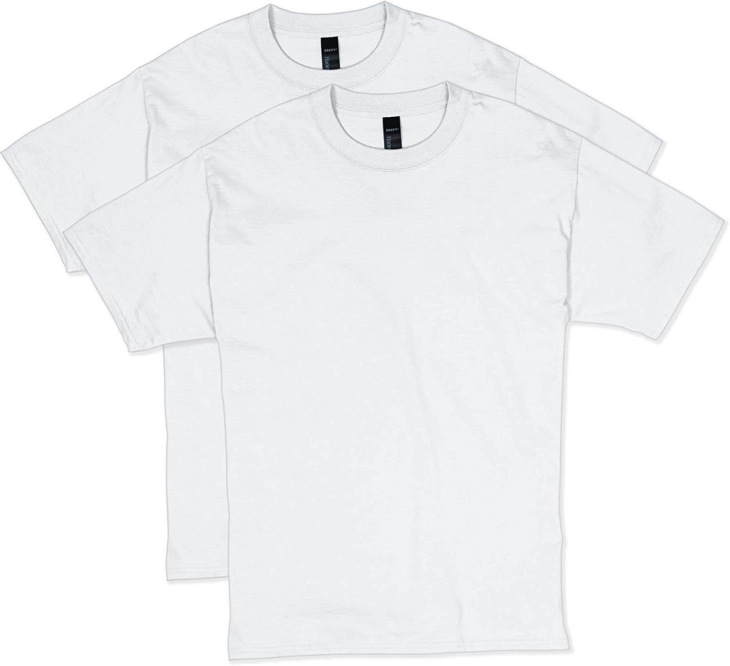 Hanes Men's Short Sleeve Beefy-T (Pack of 2)