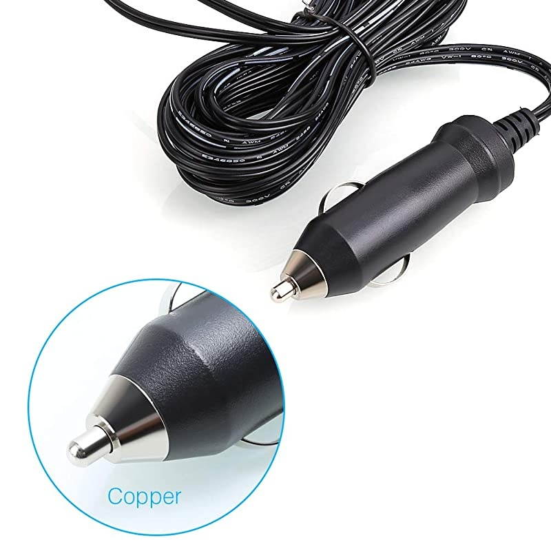 98 Ft Car Cigarette Charger Auto Adapter Power Supply for  Dual Screen Portable DVD Player