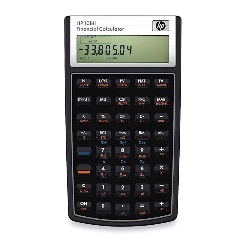 10bII Financial Calculator, 12-Digit LCD