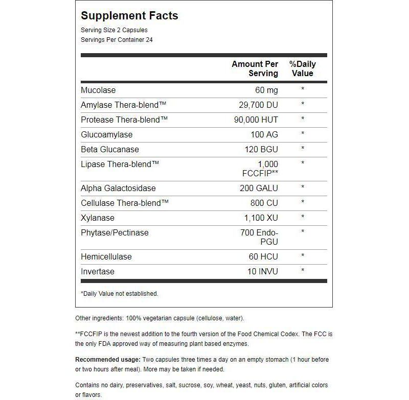Enzymedica Dietary Supplements Mucostop Capsule 48ct.