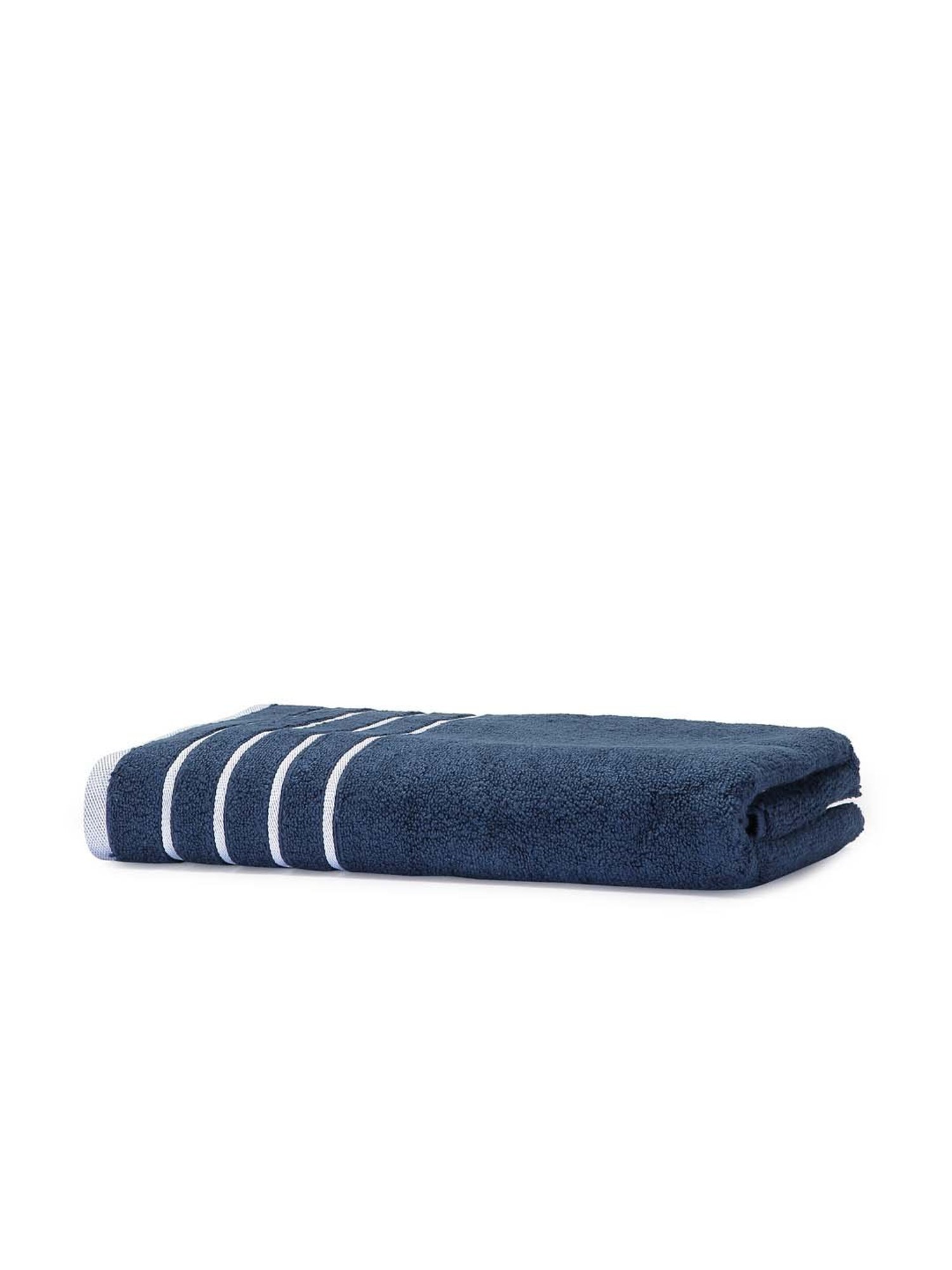 Mark Home 100% Cotton 500 GSM Zero Twist Simply Soft Navy Bath Towel - Set of 1