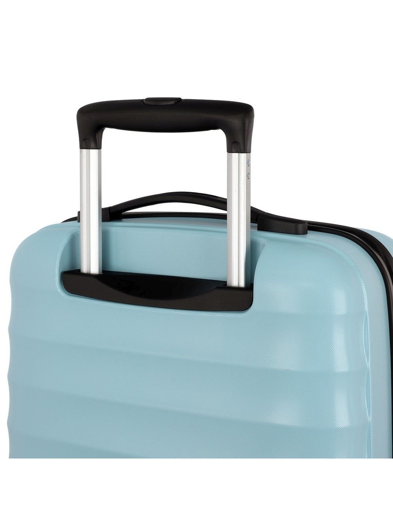American Tourister Barcelona Powder Blue Solid Hard Cabin Trolley Bag - 55 cm