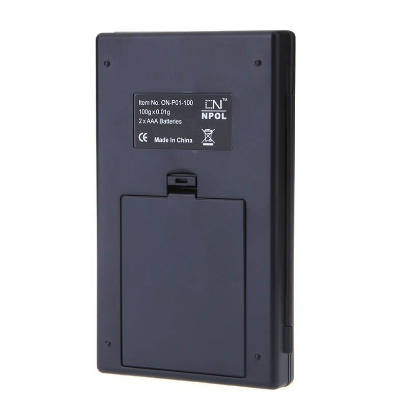 Portable Digital Kitchen Scale Jewelry Gold Weight Measuring Tool 100/0.01G  Pocket Weighting Electronic Scales