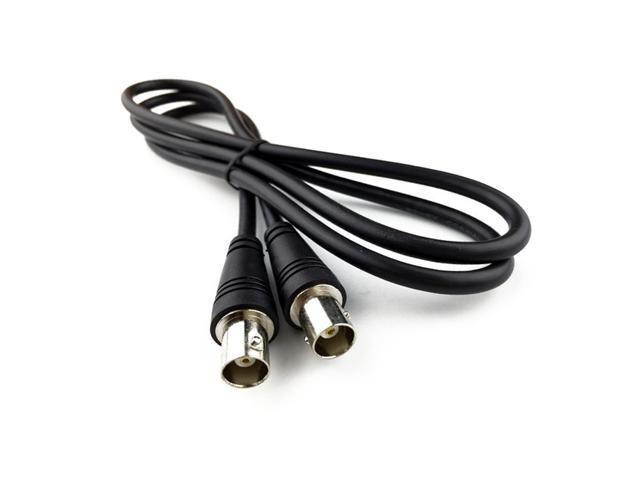 1 Unit - 1m 3ft BNC Cable - Female to Female CCTV Extension Coaxial Cable,Supports ISDN E1 T1 cable
