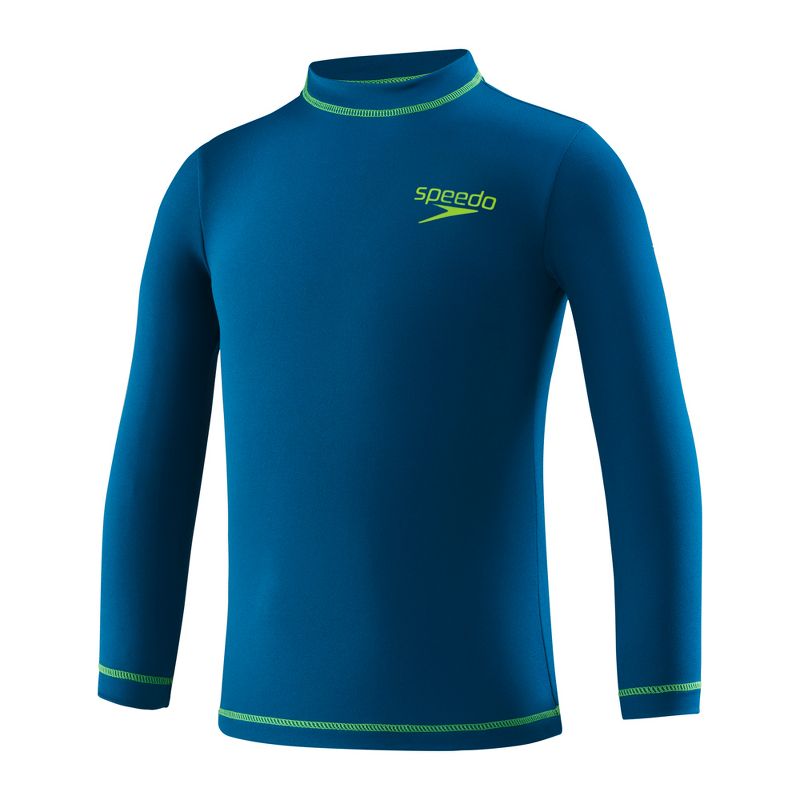 Speedo Kids' Long Sleeve UV Sunshirt - Teal XL