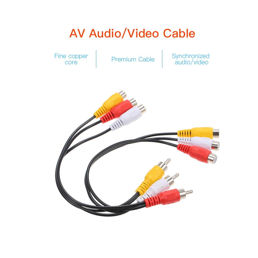 Video CableComposite Cord 30 ft RCA to RCA MMx3AV Cable for TVDVDVCD etd