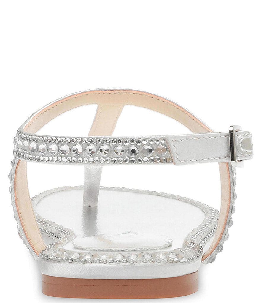 Blue by Betsey Johnson Diane Rhinestone Thong Sandals