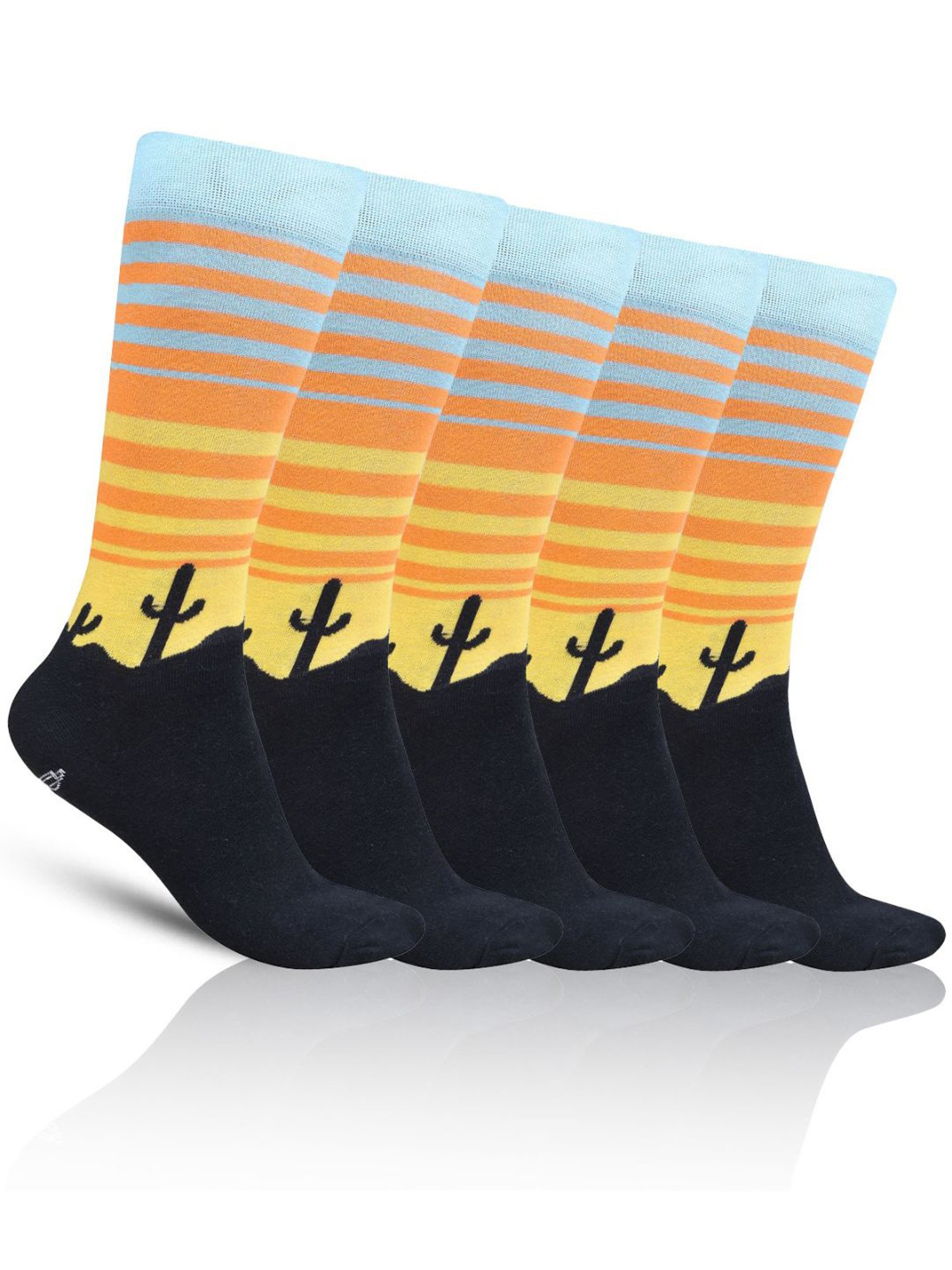 Dollar Socks For Mne's Casual Full Length In (Pack of 5)