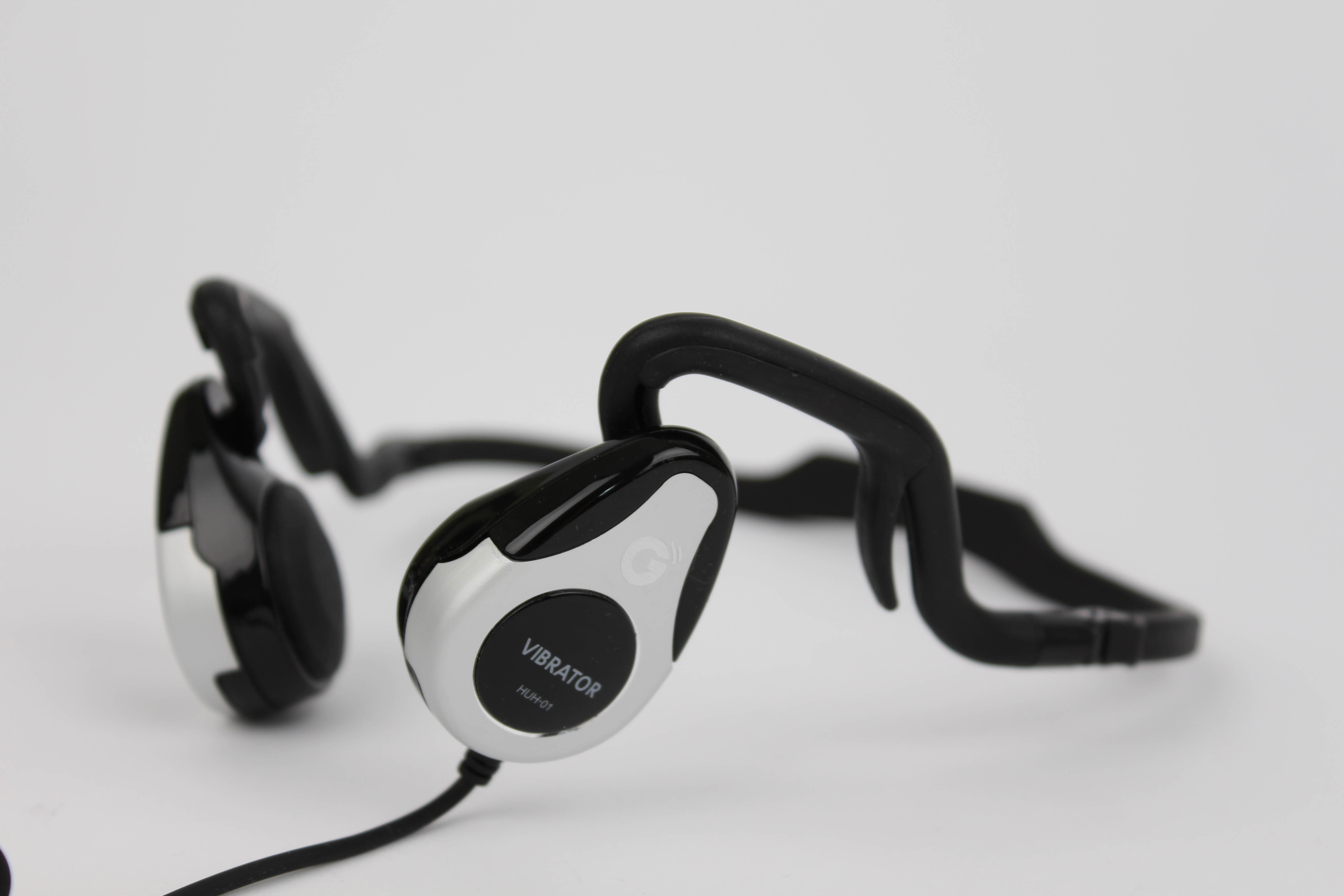 Hitrons Solutions ENO-ABLK Open Ear Bone Conduction Headphone with Amplifier, Outdoor & Biking - Black