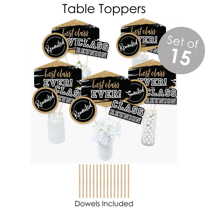 Big Dot of Happiness Reunited - School Class Reunion Party Supplies - Banner Decoration Kit - Fundle Bundle