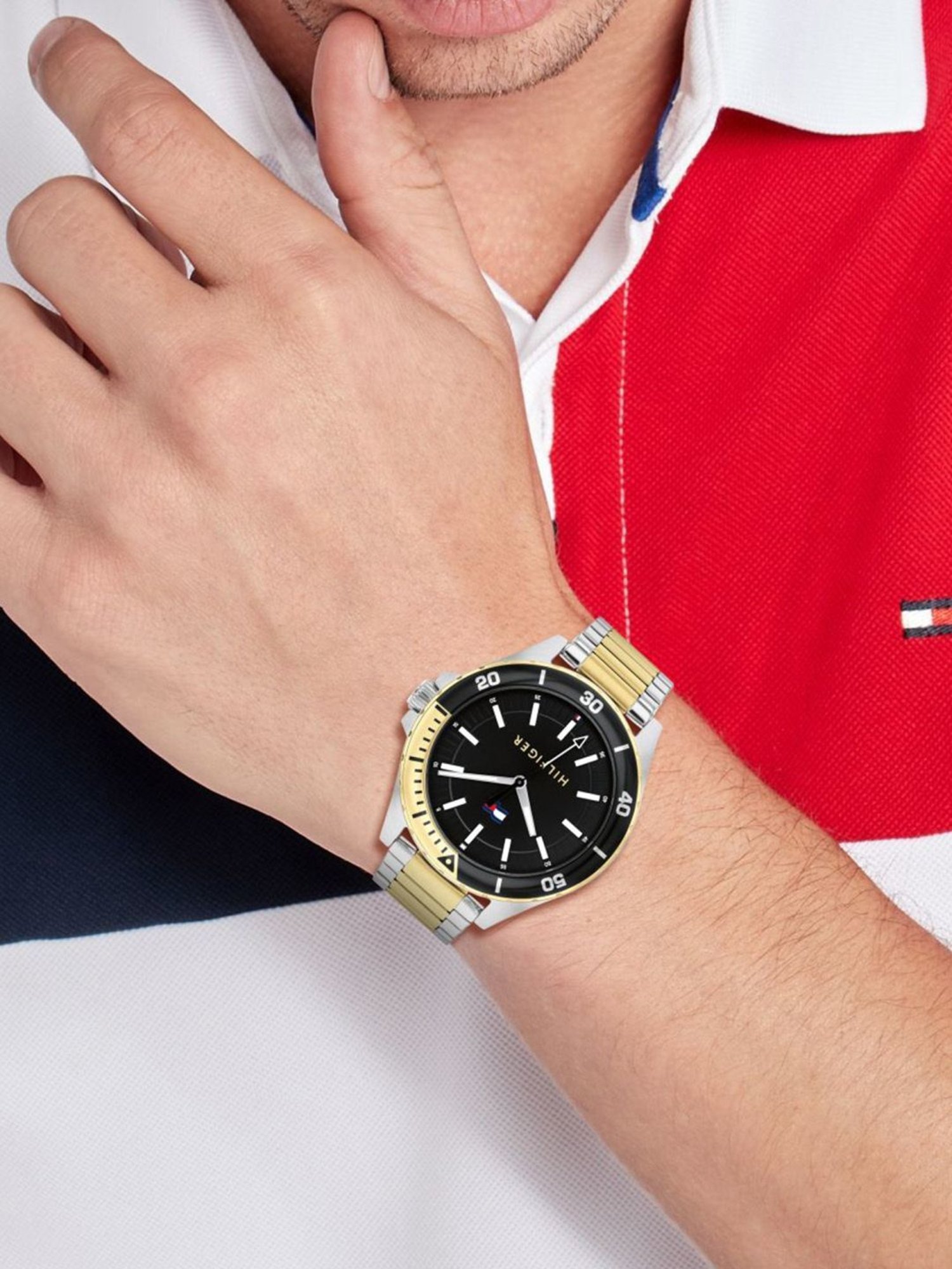 STRAND by Obaku S745GMVLSV Bay Lapis Multifunction Watch for Men