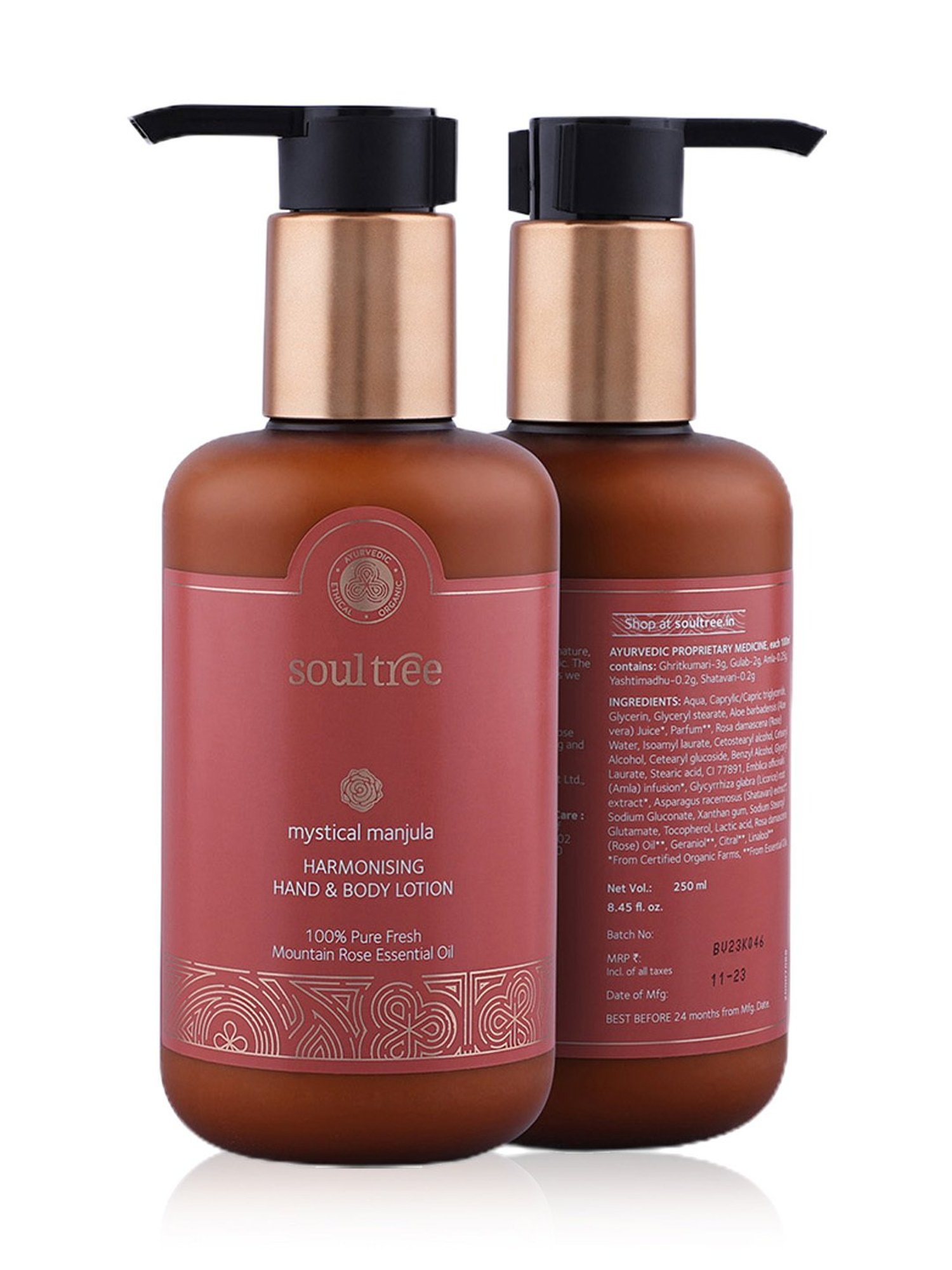 SoulTree Mystical Manjula Harmonising Hand & Body Lotion - 250 ml