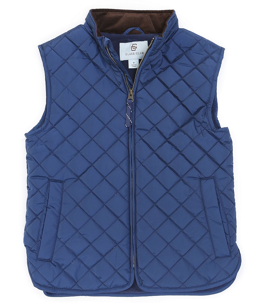 First Wave Big Boys 8-20 Brown Pleather Moto Jacket