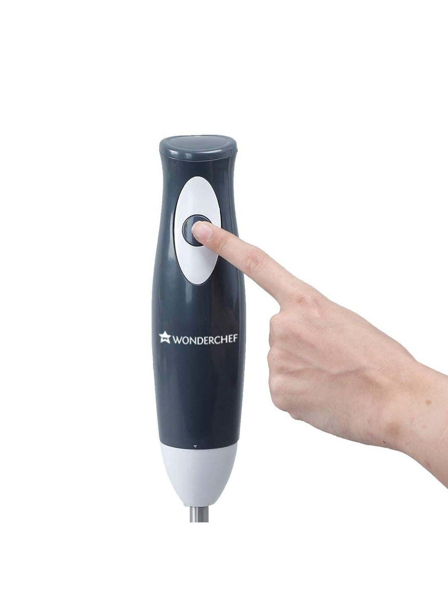 Wonderchef Ultima Plus 300W Electric Hand Blender with Sharp Anti Rust Stainless Steel Blade (Black)