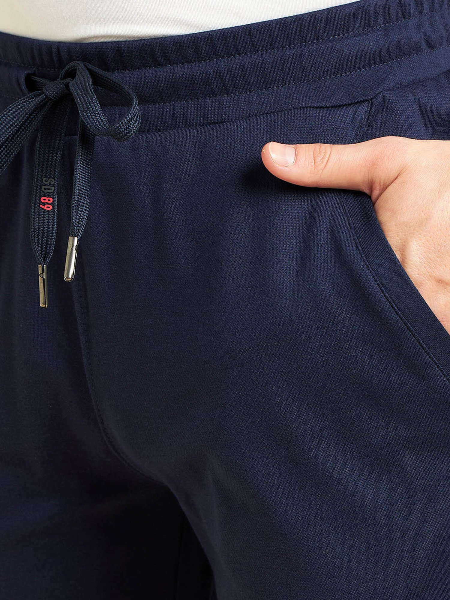 Sweet Dreams Navy Regular Fit Capris