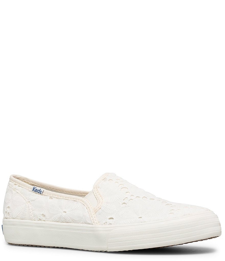 Keds Double Decker Eyelet Slip-On Sneakers