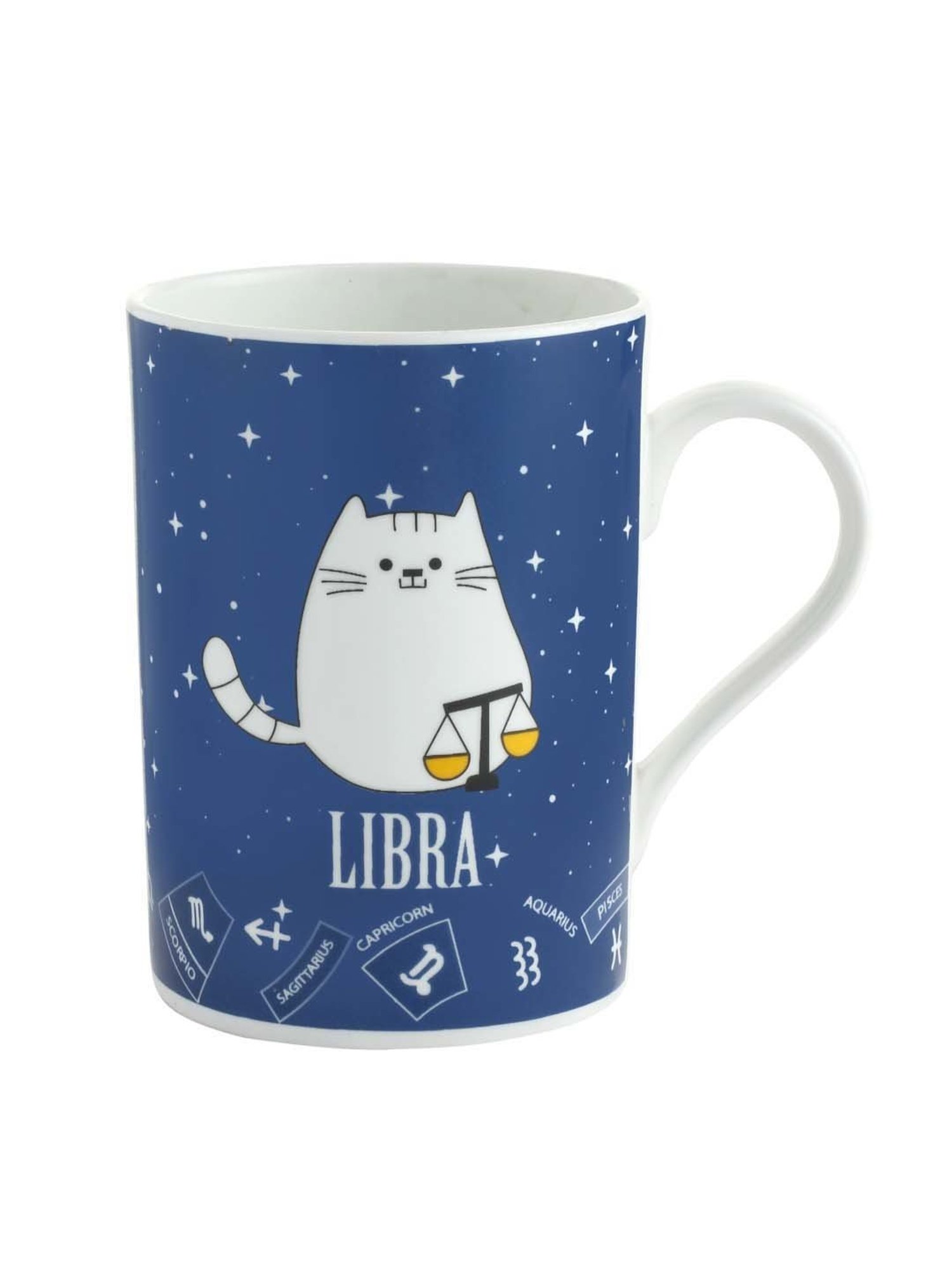 Clay Craft Multicolor Ceramic Milk Mugs (330 ml) - Set of 1