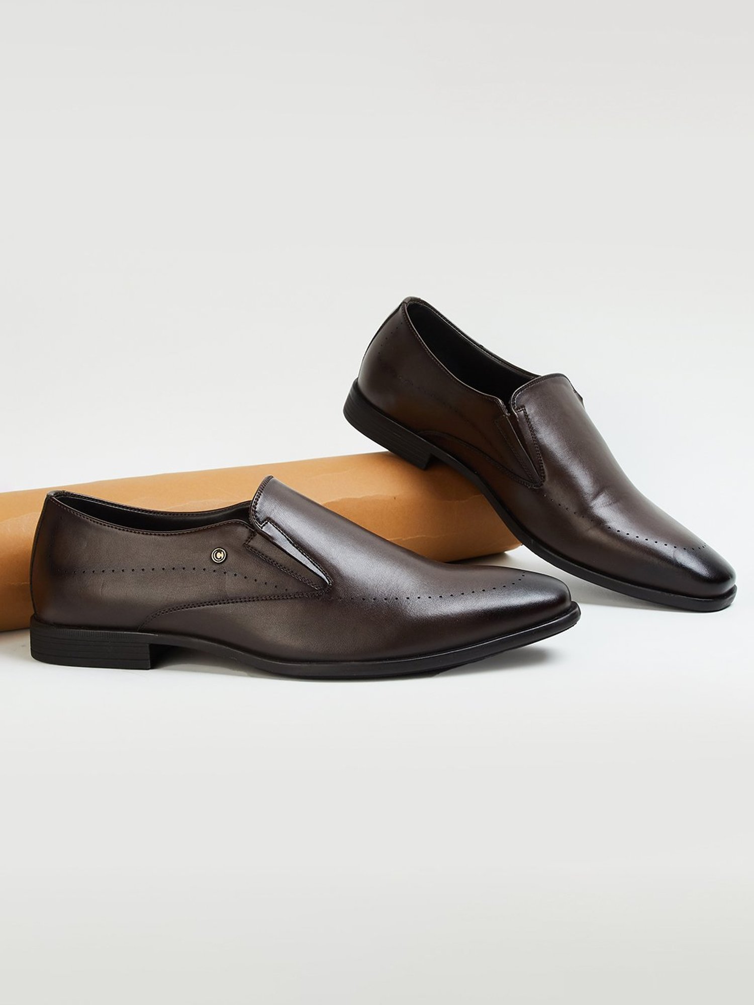 Code by Lifestyle Men's Brown Formal Loafers