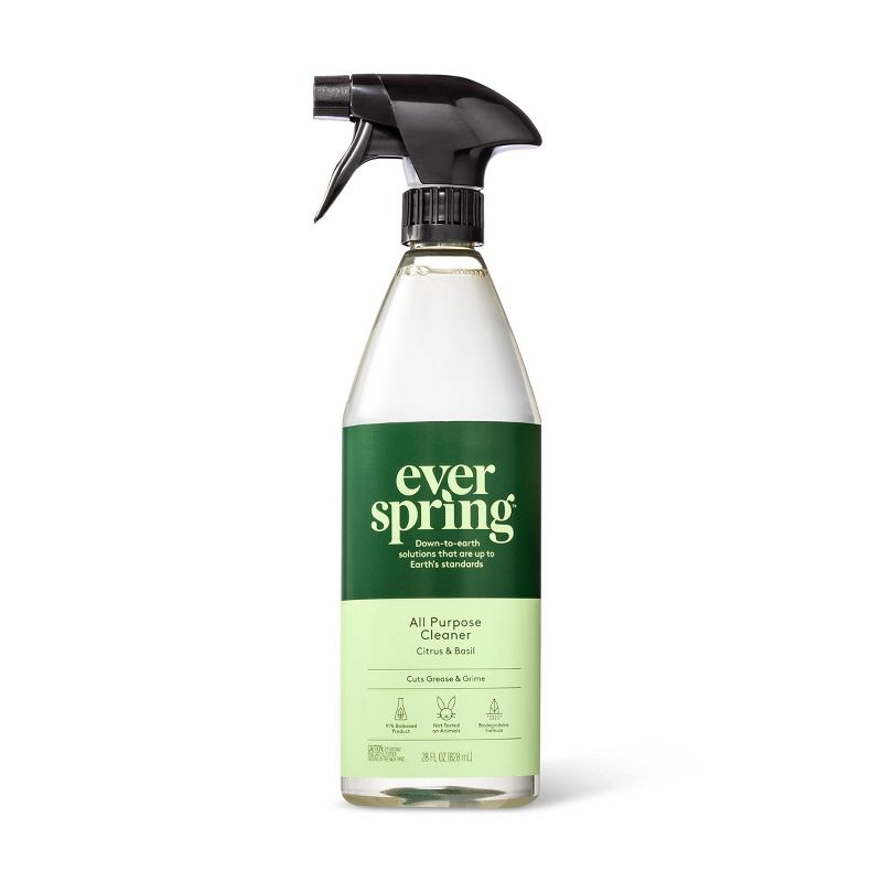Citrus & Basil All Purpose Cleaner - 28 fl oz - Everspring™