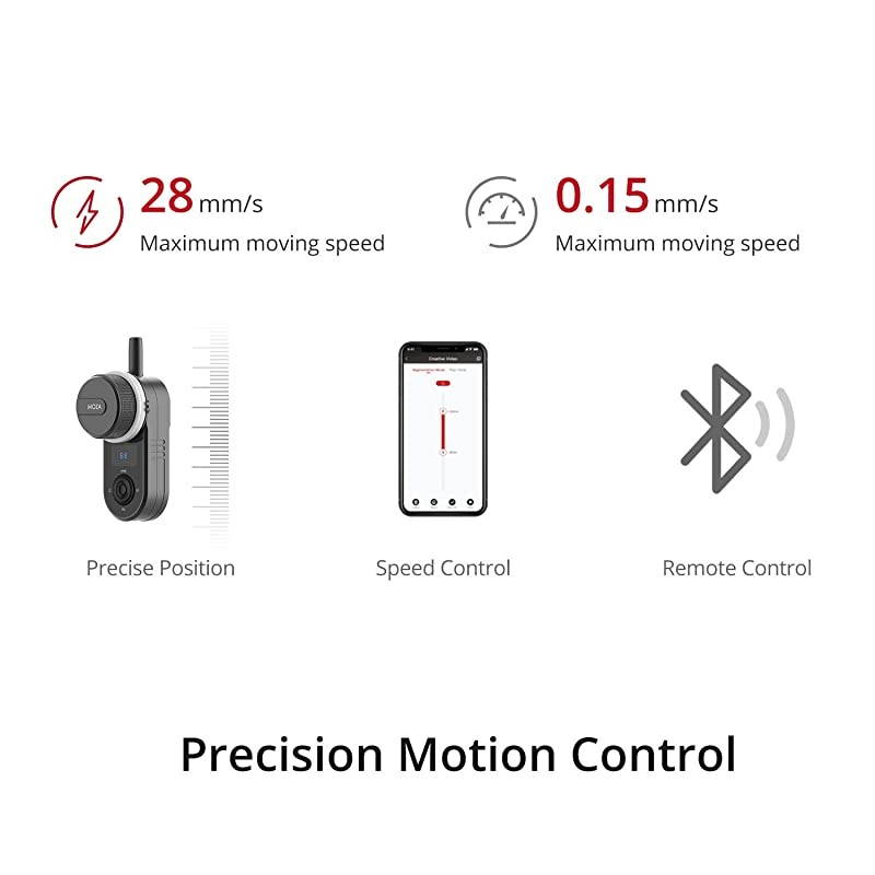 Slypod E Camera Slider Monopod Motorized Motion Sliders Accurate Position & Speed Control 40lbs Vertical Payload for DSLR/SLR Camera Gimbal stabilizer with Tripod?One Year Warranty?