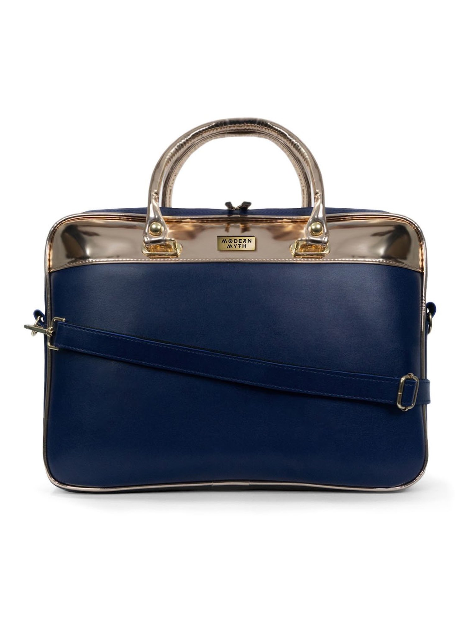 Modern Myth Blue Large Laptop Handbag