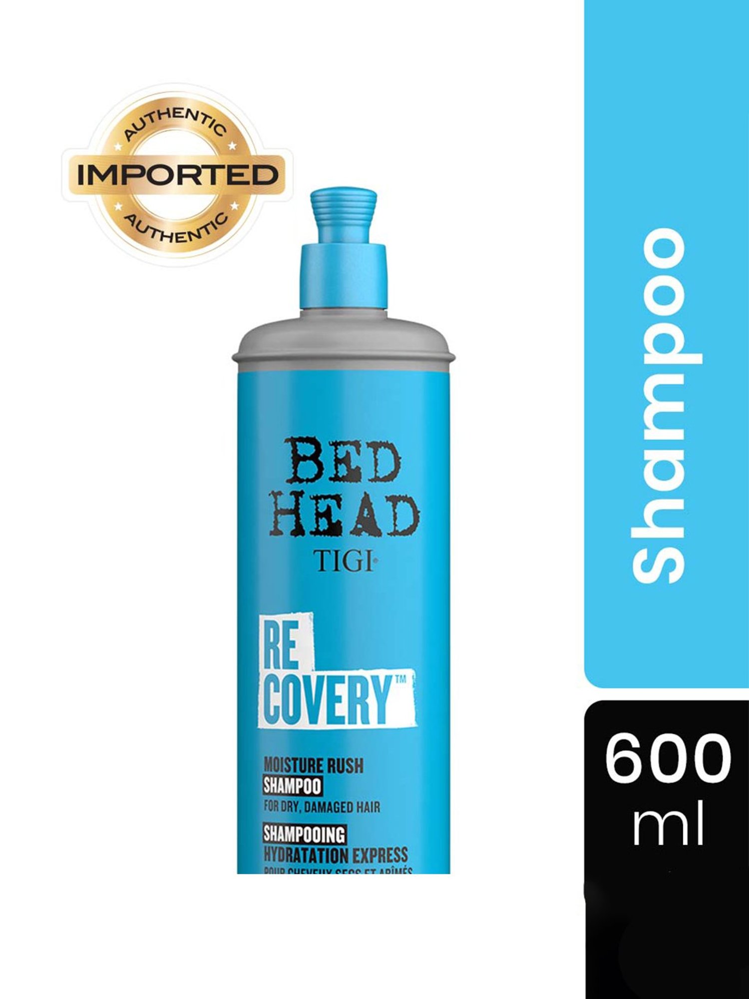 Bed Head TIGI Recovery Moisture Rush Shampoo - 600 ml