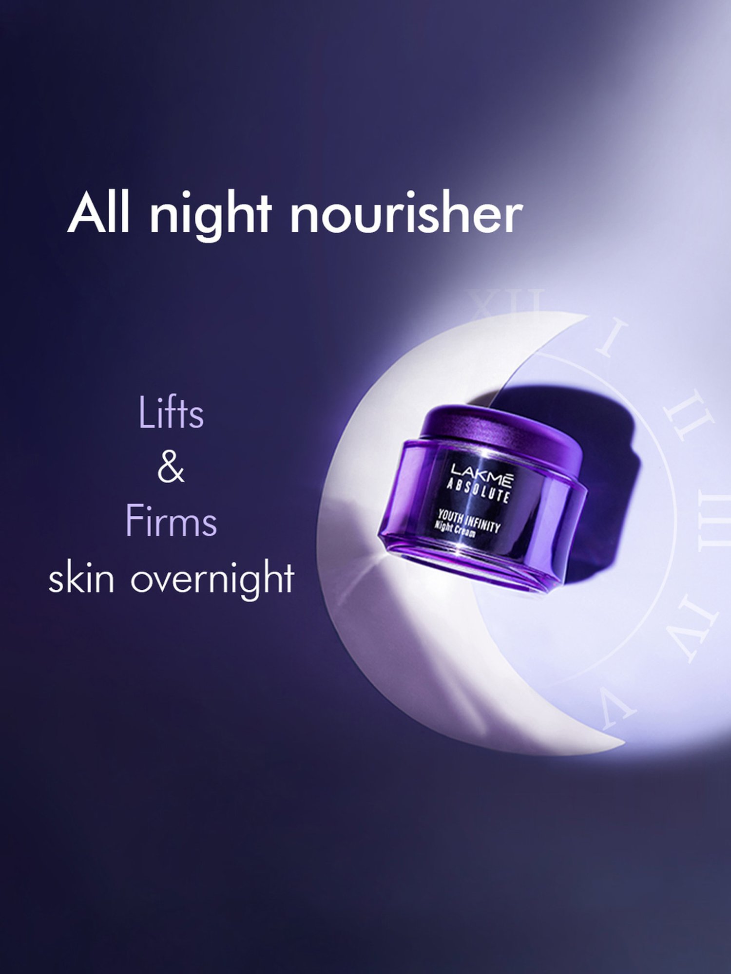 Lakme Absolute Youth Infinity Night Creme with Niacinamide - 50 gm