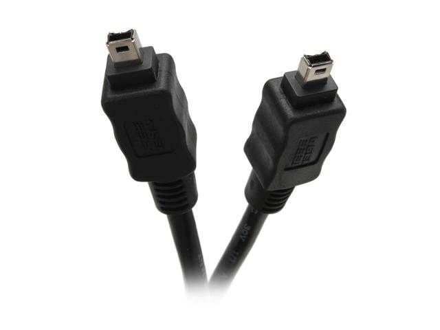 Micro Connectors, Inc. 6 feet Firewire Cable 1394B 9 Pin to 6 Pin (E07-238)