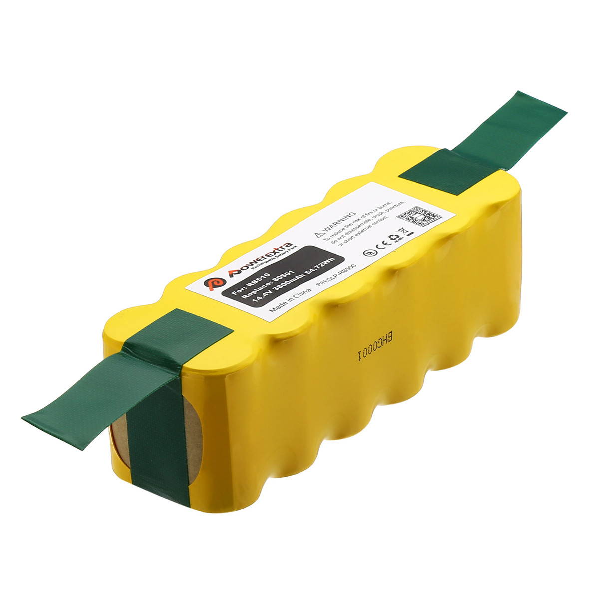 Powerextra 2-Pack Roomba Replacement Battery, Vacuum Cleaner Battery 3800mAh 14.4V for iRobot Roomba 500 600 700 800 900