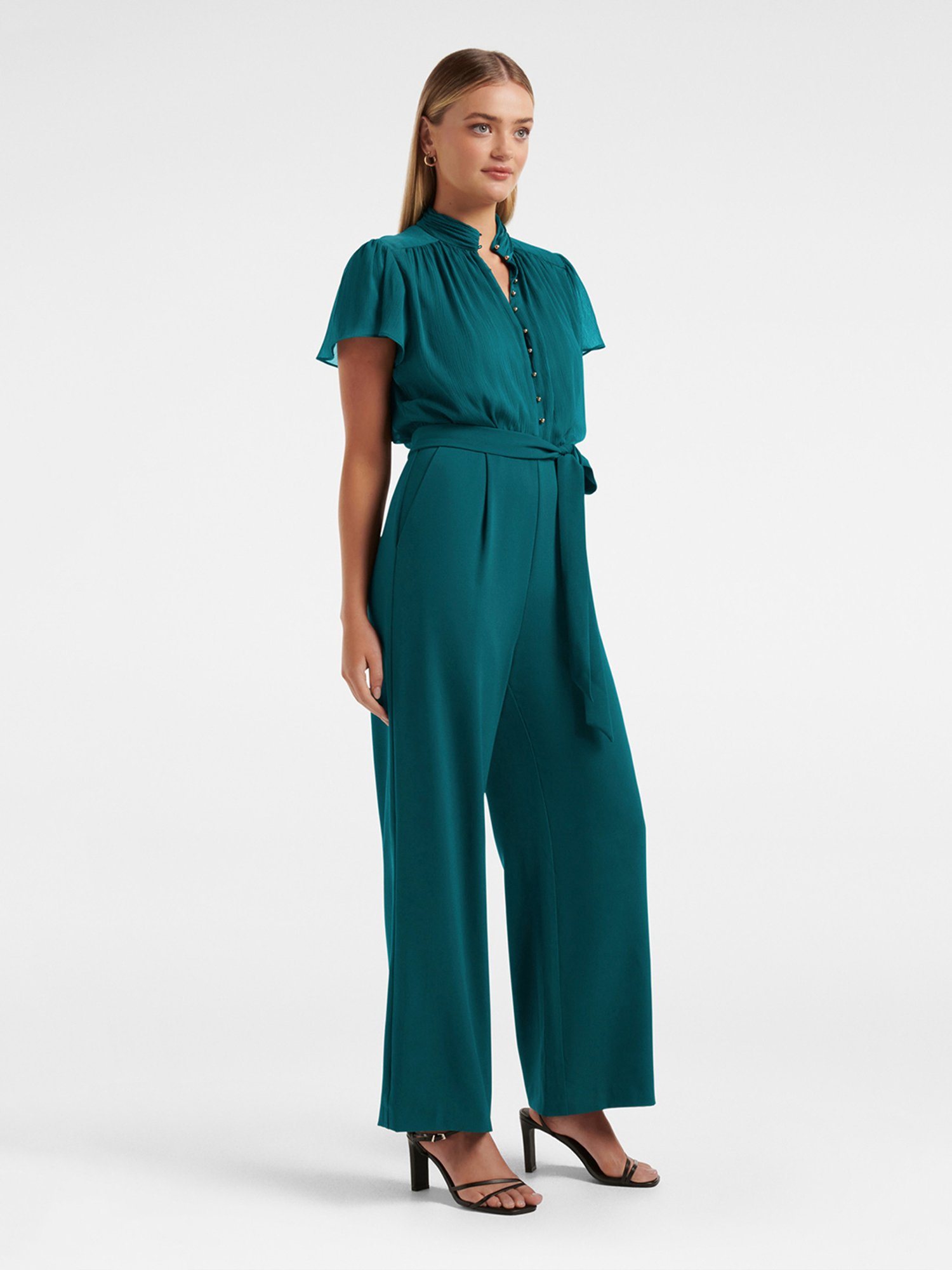 Forever New Dark Green Jumpsuit