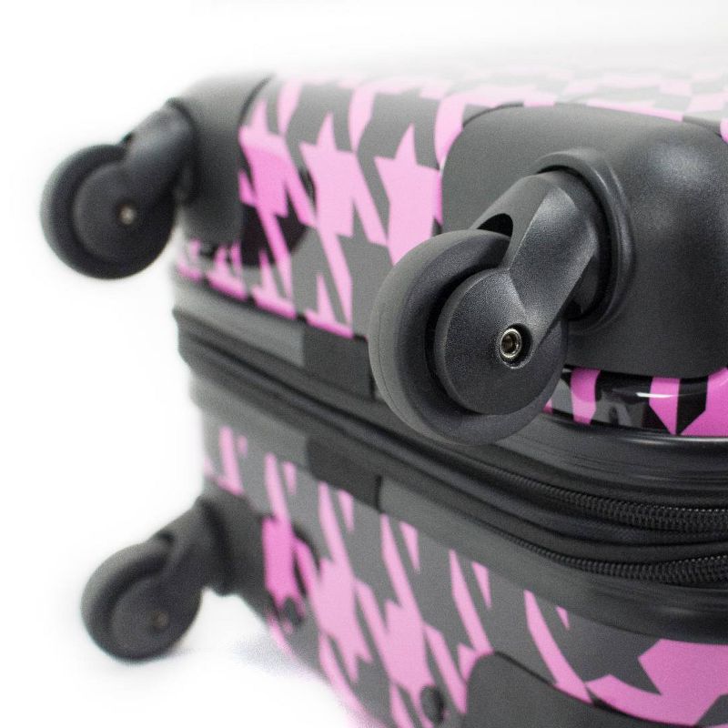 Chariot Travelware Bird 20" Carry On Suitcase - Fuchsia/Black