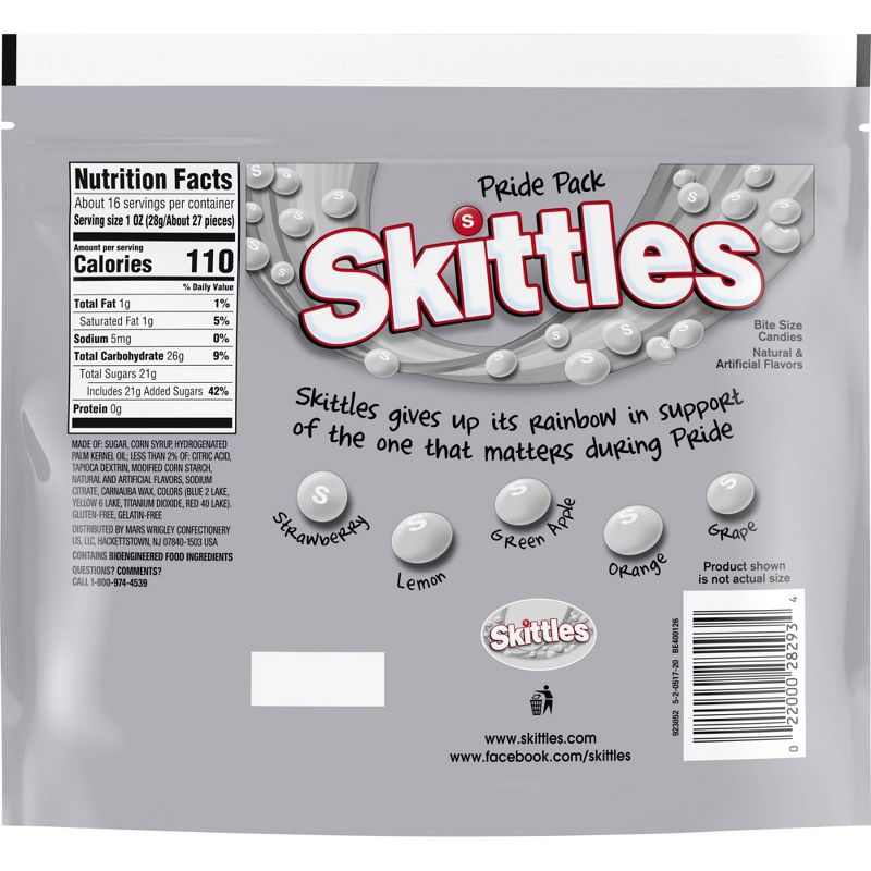 Skittles Original Chewy Candy Pride Pack, Sharing Size Bag - 15.5oz