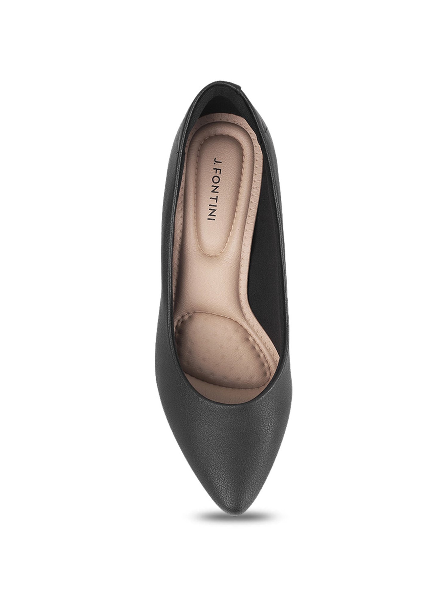 J. Fontini by Mochi Women's Black Stiletto Pumps