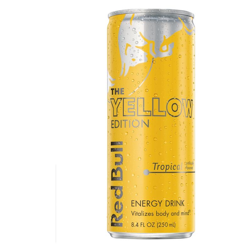 Red Bull Yellow Edition Tropical Punch Energy Drink - 4pk/8.4 fl oz Cans