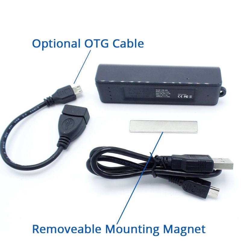 Small Voice Activated Digital Audio Spy Recorder | Super Long 150 Day Standby Battery Life / 14 Day Continuous | 576 Hr Storage Capacity 16GB | Functional Portable Phone/Device USB Charger/Power Bank