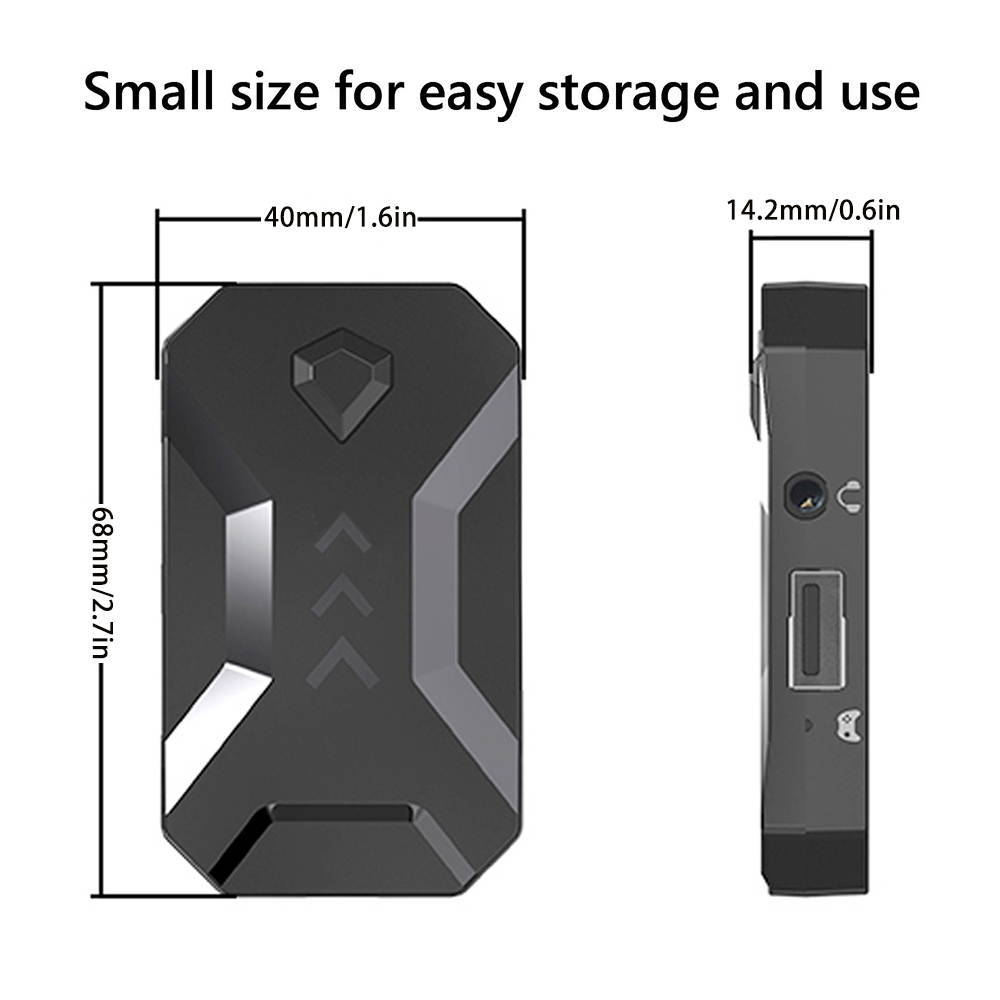 K1 New PS4 Keyboard And Mouse Converter Supports Switch/XBOX/PS3 Game Console Accessories with Headset Voice