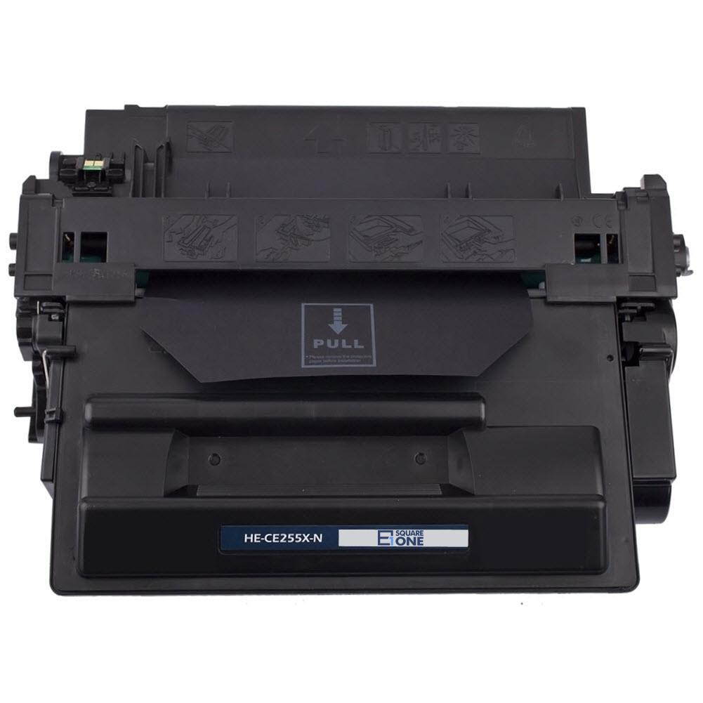 eSquareOne Compatible High Yield Toner Cartridge Replacement for HP 55X CE255X (Black, 6-Pack)
